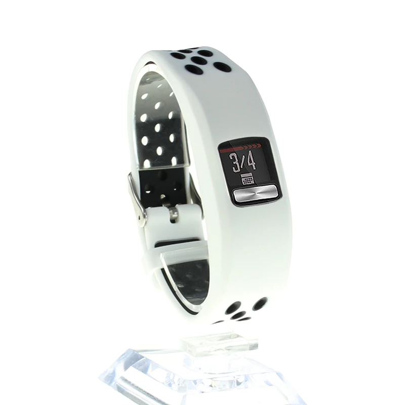 FIFATA Silicone Wristband For Vivofit 4 Strap Smart Band Garmin Bracelet Sport Watch Metal Clasp Accessories | Электроника