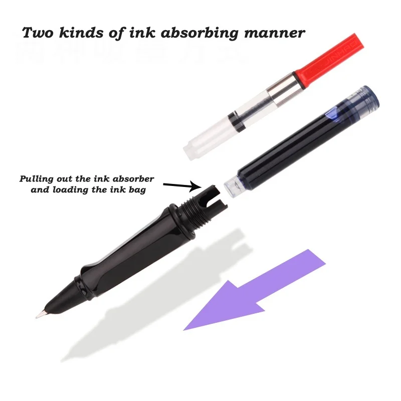 Jinhao 599a ручка для фонтанов чернил стилус вулканизатор Канцелярский подарок