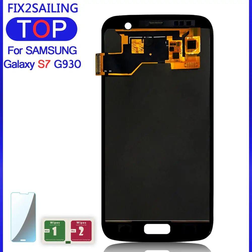 100% тестовый ЖК дисплей для SamSung Galaxy S7 G930 G930F дигитайзер сенсорного экрана в