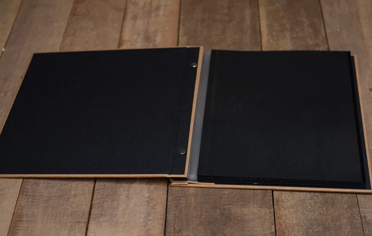 12 дюймов пустая Обложка Ретро Крафт-Бумага альбома самоклеющаяся защитная