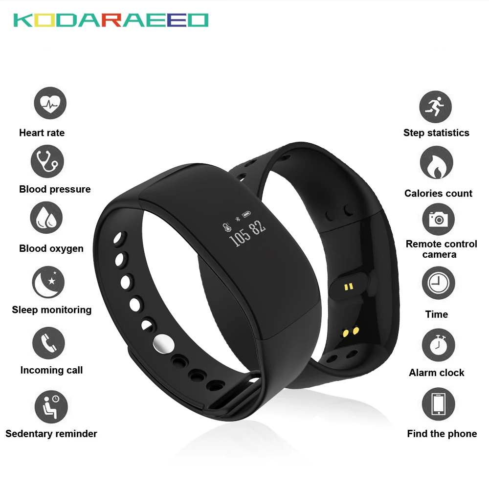 Смарт часы IP67 Водонепроницаемый Bluetooth4.0 спортивные Smartwatch сердечного ритма трекер