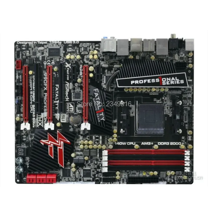 Для ASRock Fatal1ty 990FX Killer рабочий стол для AMD 990FX материнская плата Socket AM3 AM3+ DDR3 SATA3 USB3.0