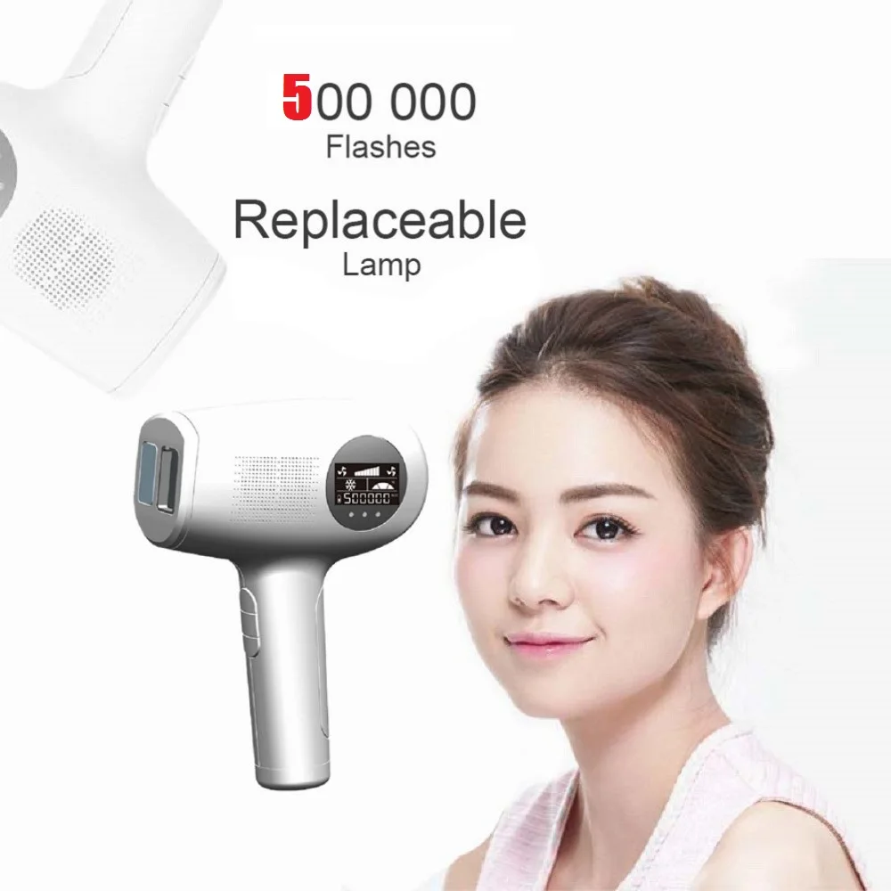 500000 Flashes Ice Point Painless Portable Epilator Home use Multifunctional Permanent Hair Remover | Бытовая техника