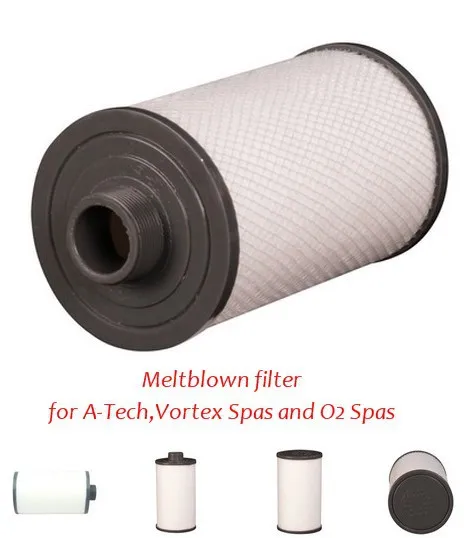 

spa filter 203 X 125 for all Vortex Spas and O2 Spas Purezone 400 Meltblown Cartridge Pool Spa Filter 8" x 5"