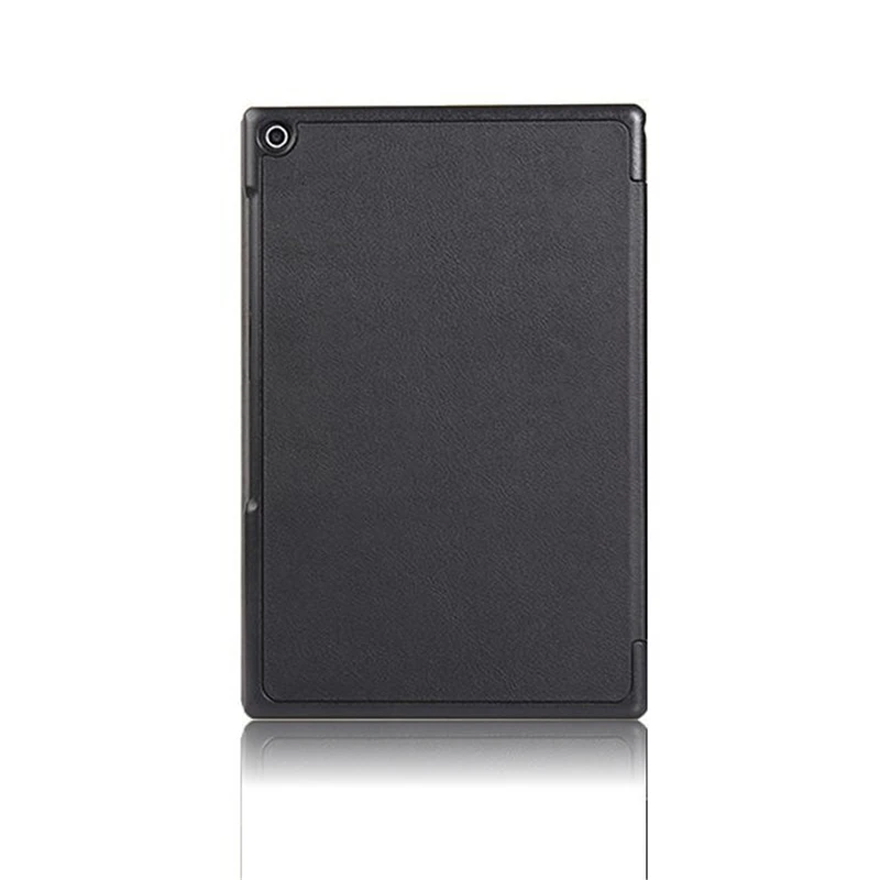 KiKiss чехол с магнитным держателем для sony Xperia Z2 Tablet, 10,1 дюймов, цветная Складная подставка из искусственной кожи, умный чехол, чехол для сна, пробуждение - Цвет: hei