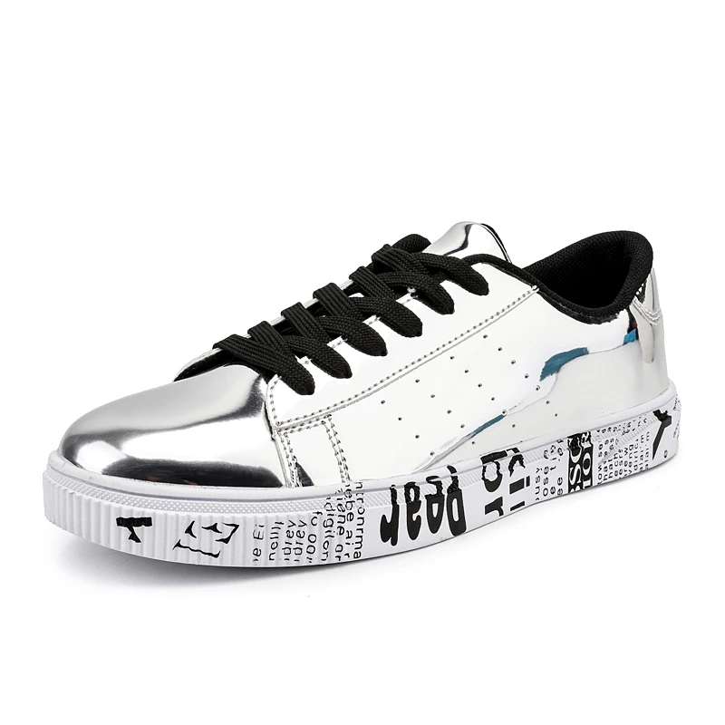 Size 36-47 Couple men Tennis Shoes Hot 2019 New Arrival Summer Comfort Sneaker Stable Non-slip Gold Black Silver Gym Sport Shoes