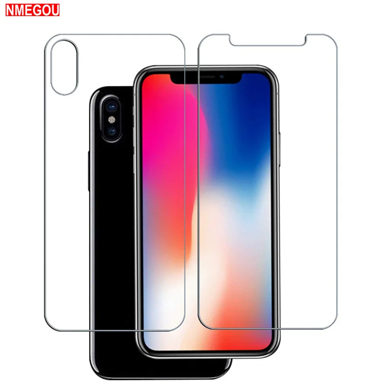 Переднее и заднее закаленное стекло для защиты экрана Apple IPhone X Iphonex 5 8 Защита 10