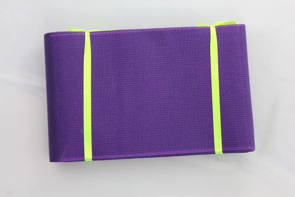 Африканский головной убор Sego Gele & Ipele Aso Oke однотонный и простой фиолетовый цвет