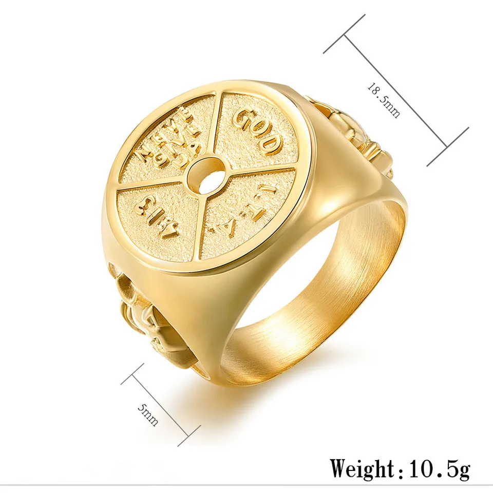 Штанга из титановой стали Спортивная вывеска мужское кольцо новый бренд крест