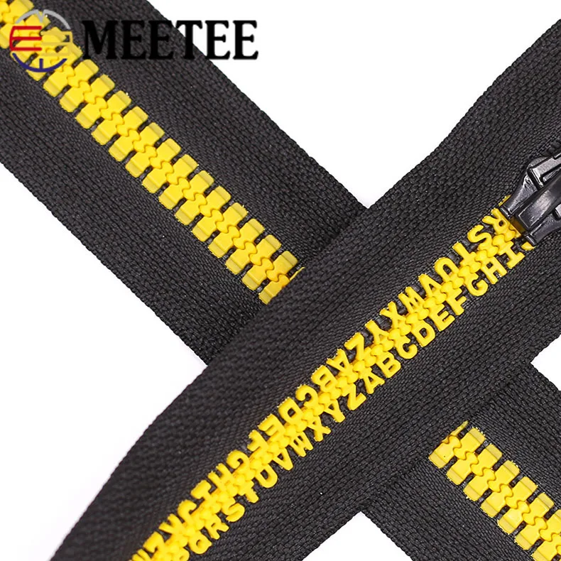 Meetee 1 шт. 80 см 5 # буквы зубцы застежки-молнии Open-end Авто замок молнии для пуховой