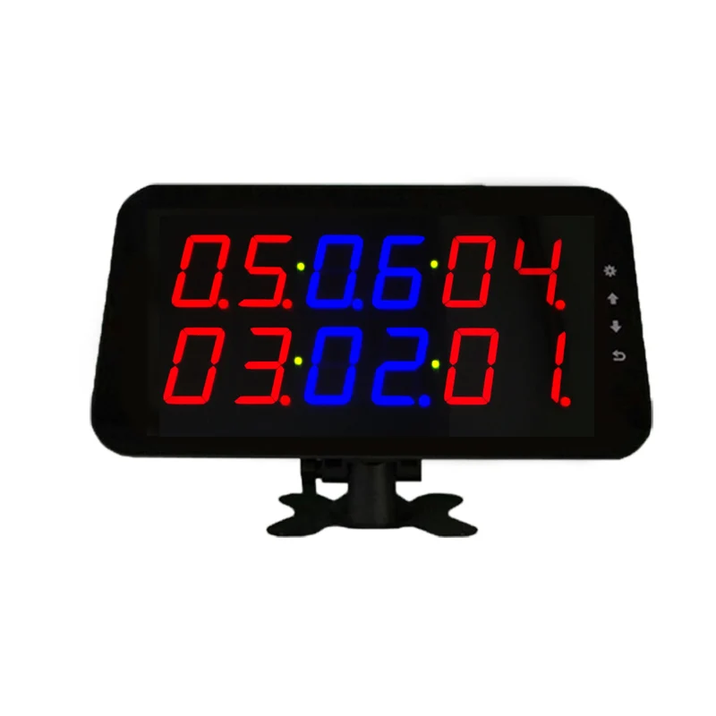 

433.92MHz Touch Screen Wireless Calling Receiver Queuing System for Restaurant Waiter Nurse Hospital K-4-F-BR