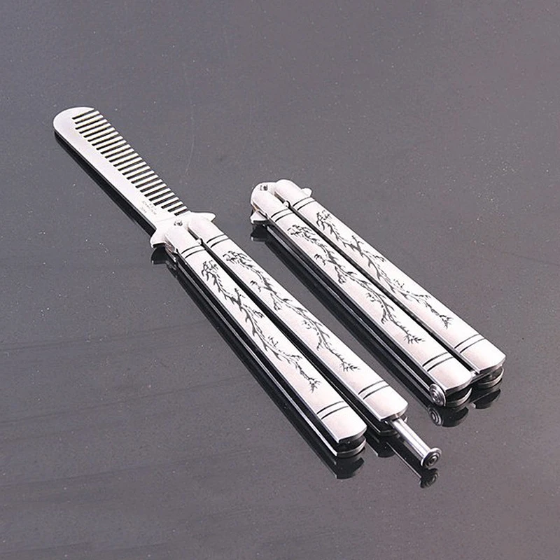 расческа бабочка Balisong Бабочка Многофункциональный Double Dragon скучно Ножи тренер