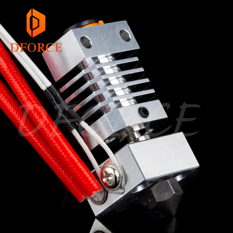 DFORCE Swiss CR10 hotend прецизионный алюминиевый радиатор с титановым 3D принтом j-головки