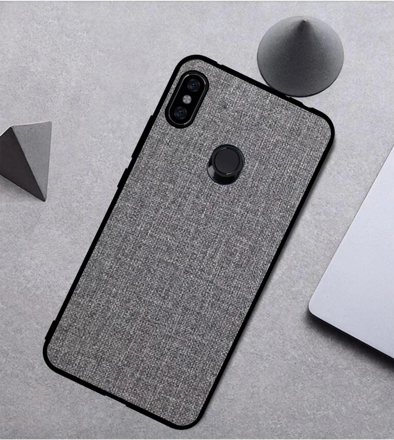 Чехол для Xiaomi Redmi Note 6 Pro чехол 5 задняя крышка Note5 силиконовый тканевый |