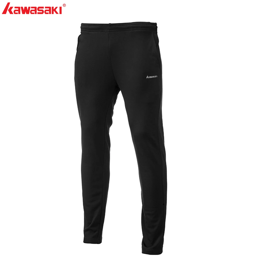 Бренд Kawasaki, мужские спортивные штаны, тренировочные штаны для бадминтона, быстросохнущие, для фитнеса, дышащие, для бега, тенниса, спортивная одежда, SP-S1501