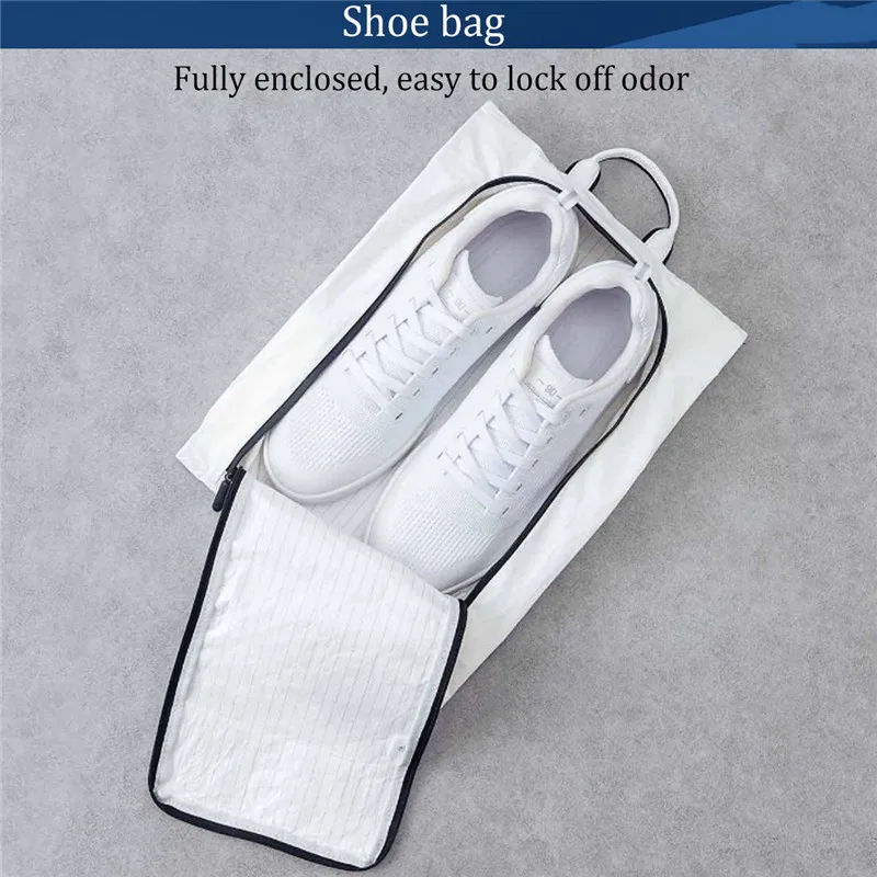shoe Bag 90Fun DuPont бумажная сумка для хранения портативная Одежда Нижнее белье Сумка водонепроницаемая дорожная сумка для хранения одежды и гардероба - Цвет: shoe Bag