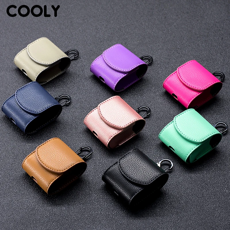 Кожаный чехол COOLY в стиле ретро для Apple AirPods Air Pods Pod Cover аксессуары наушников с Bluetooth