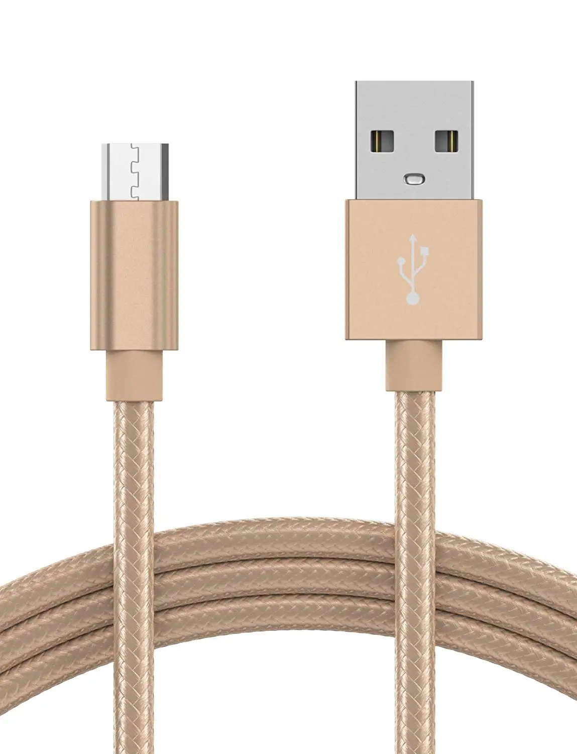 Зарядный кабель Micro USB в нейлоновой оплетке для Huawei Honor 5A компактный синхронизации