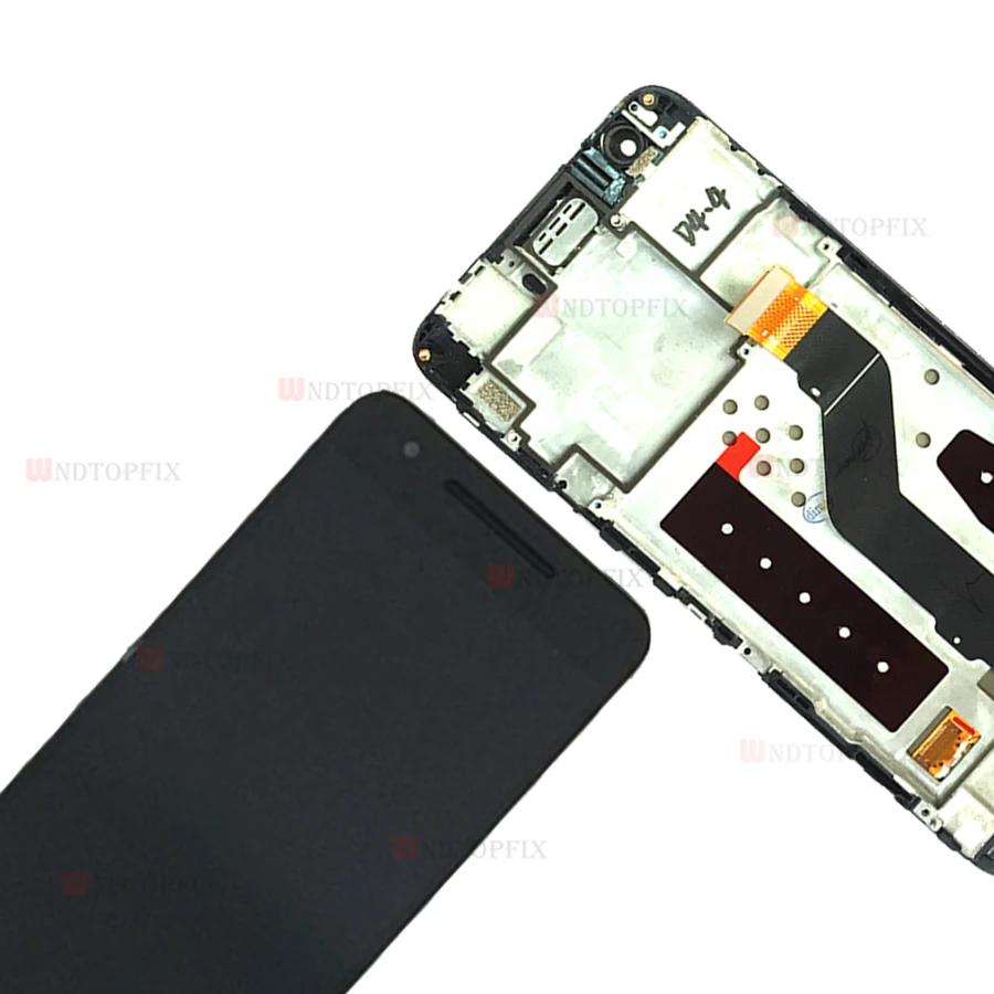 Для Huawei Google NEXUS 6P ЖК дисплей сенсорный экран дигитайзер панель в сборе с рамкой