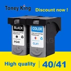 Чернильный картридж Toney King PG40 CL41 для PG 40, CL 41, совместим с Canon Pixma MP160, MP140, MP210, MP220, MX300, картриджи для принтера