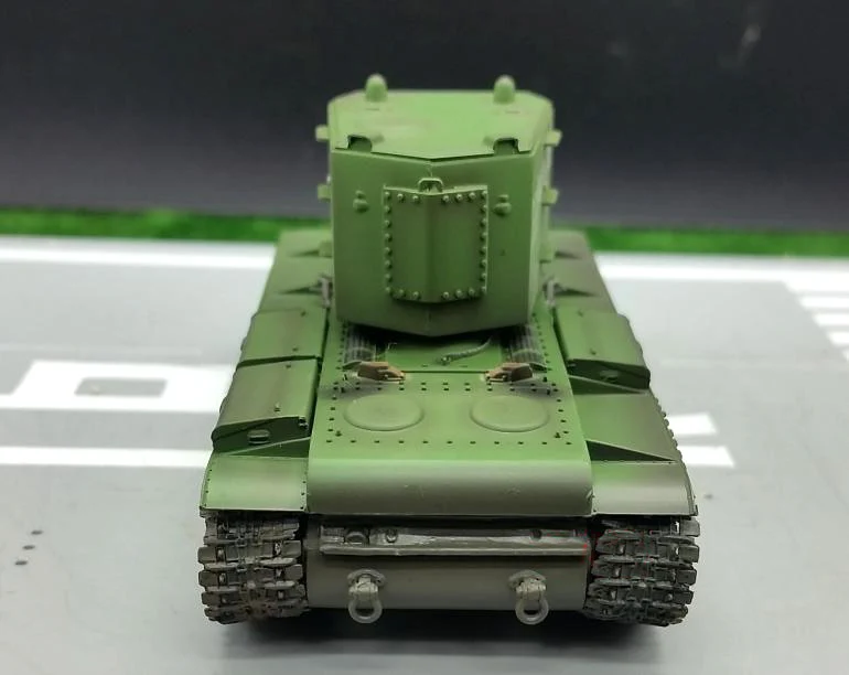 1: 72 World War2 советская KV 2 тяжелая модель танка труба ручная Коллекционная модель