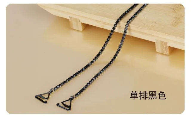 Стразы металлические ремешки однорядные черные и белые Кристальные плотные для