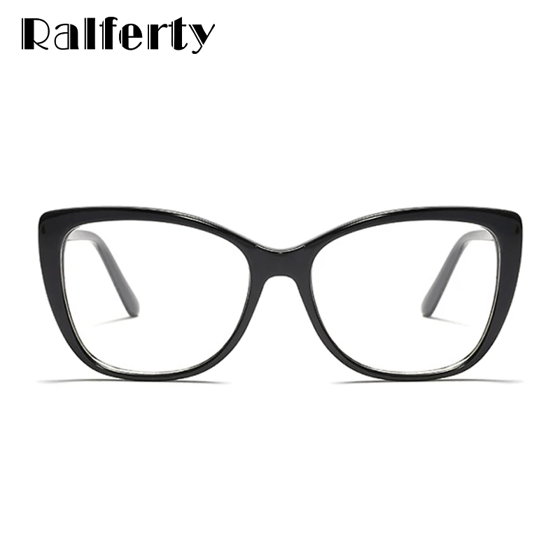 Ralferty качество оправы для очков Роскошные хрустальные женские очки близорукость оправы с весенним храмом ретро леопард F92173