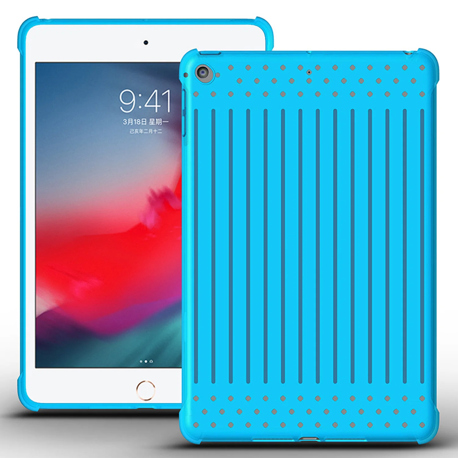 Besegad мягкий ультра тонкий защитный чехол для планшета из ТПУ Apple iPad Mini 5 mini5 capa caso