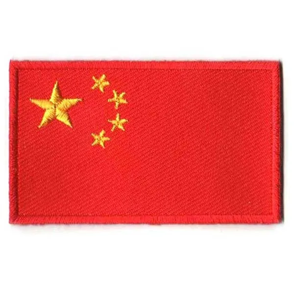 

China Embroidery Patches for Clothing MOQ50pcs Made by Twill with Flat Broder and Iron On Backing free shipping by Post