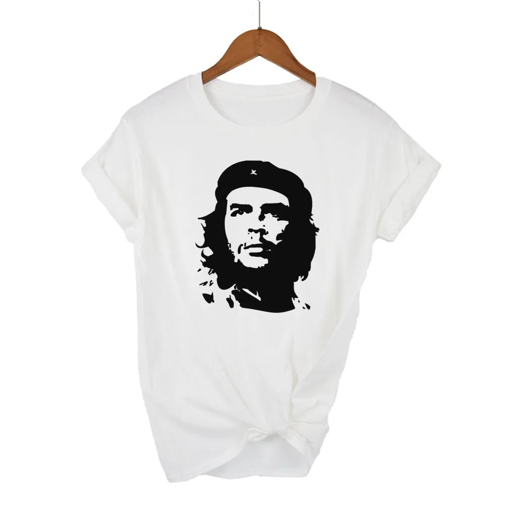 100% хлопок Che Guevara футболка с графическим принтом белая серая летняя стильная