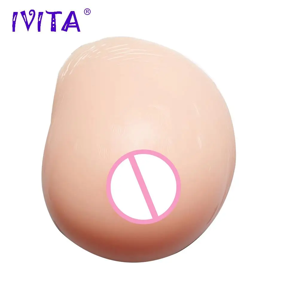 IVITA 600 г высокое качество силиконовые формы груди для женщин Искусственный протез