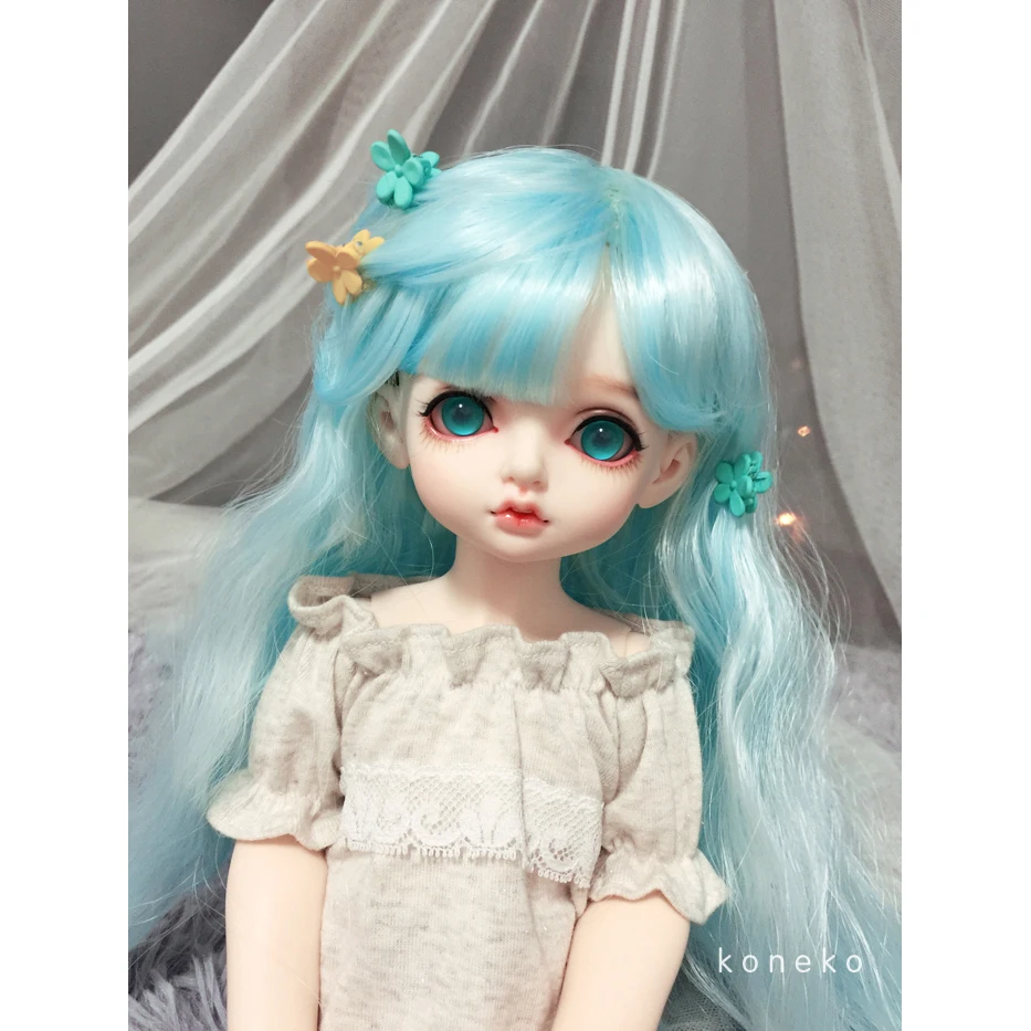 Волосы Allaosify Bjd размер 1/3 1/4 1/6 1/8 волосы BJD высокотемпературное волокно бесплатная