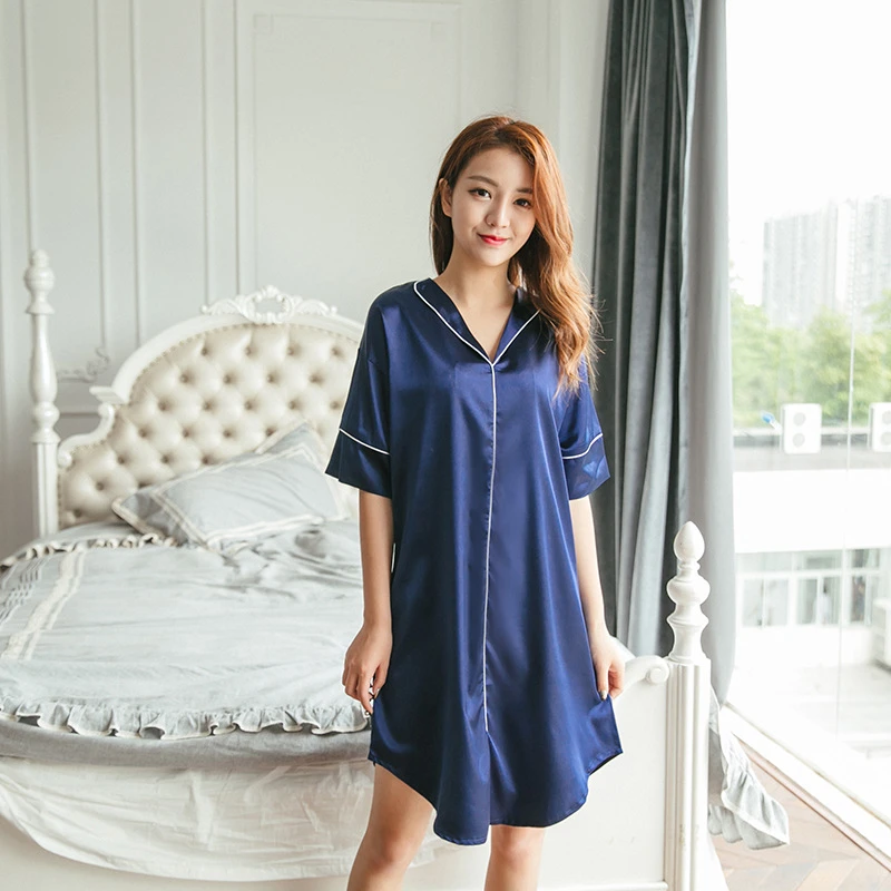 ЛИВА девушка Летний сон Lounge Для женщин пижамы полиэстер Ночные рубашки для