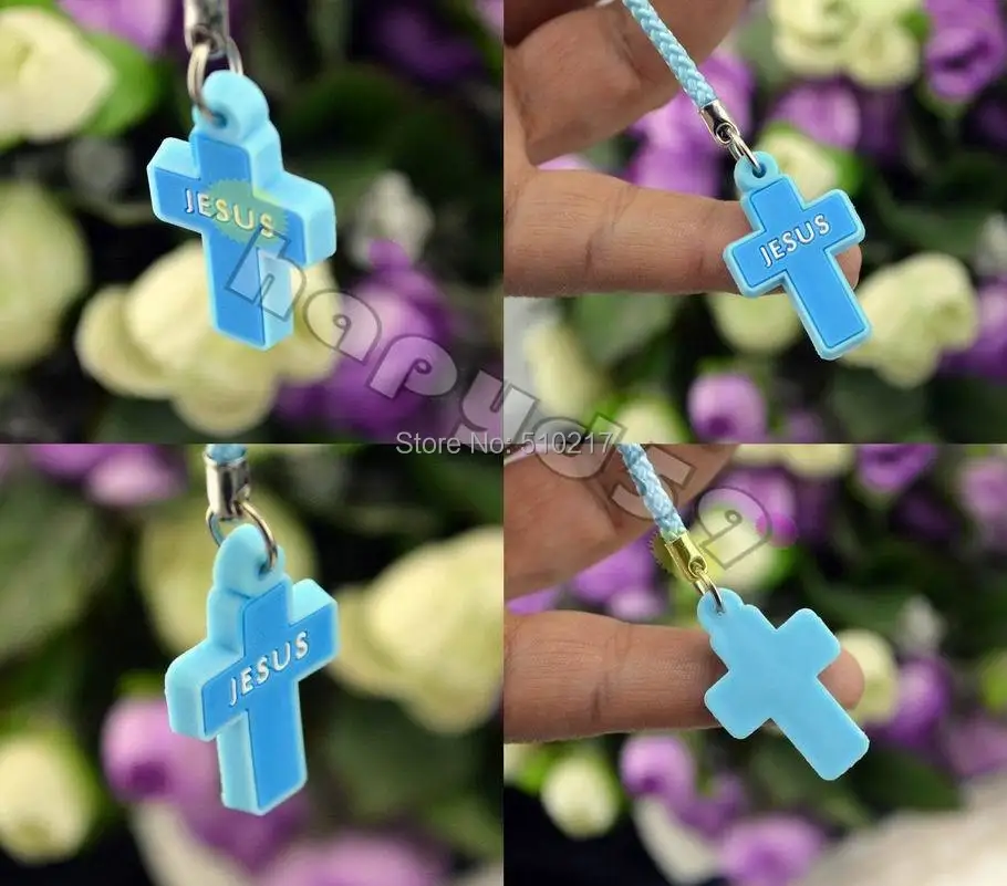 180 шт. Бесплатная доставка сумка на цепочке для телефона с христианским крестом