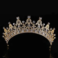 kmvexo luxury bridal crystal tiara crowns princess queen pageant prom rhinestone veil tiaras headband wedding hair accessories