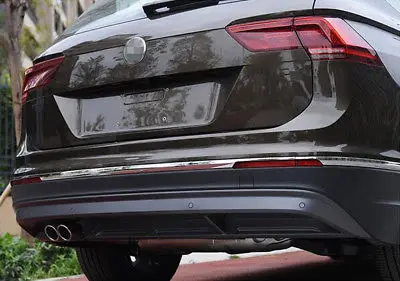 Стальная накладка для украшения заднего бампера 3 шт. VW Tiguan 2 го поколения 2016