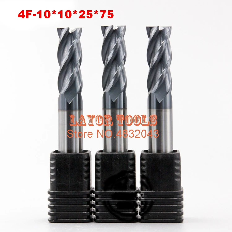 

4F-10*10*25*75,HRC50,carbide end mills,Carbide Square Flatted End Mill , the lathe tool,boring bar,cnc,machine