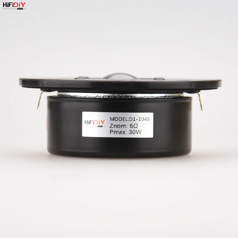 HIFIDIY LIVE hifi 4 дюймовый динамик маслопрозрачная шелковая пленка 6 Ом 30 Вт