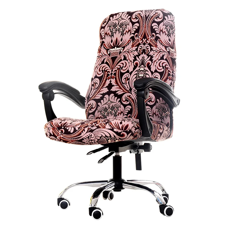 Листья печати Эластичный анти грязный офисный чехол для кресла дома украшения