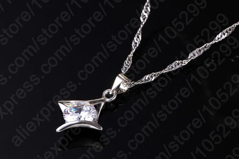 Женский свадебный ювелирный комплект из серебра 925 пробы с фианитами| |