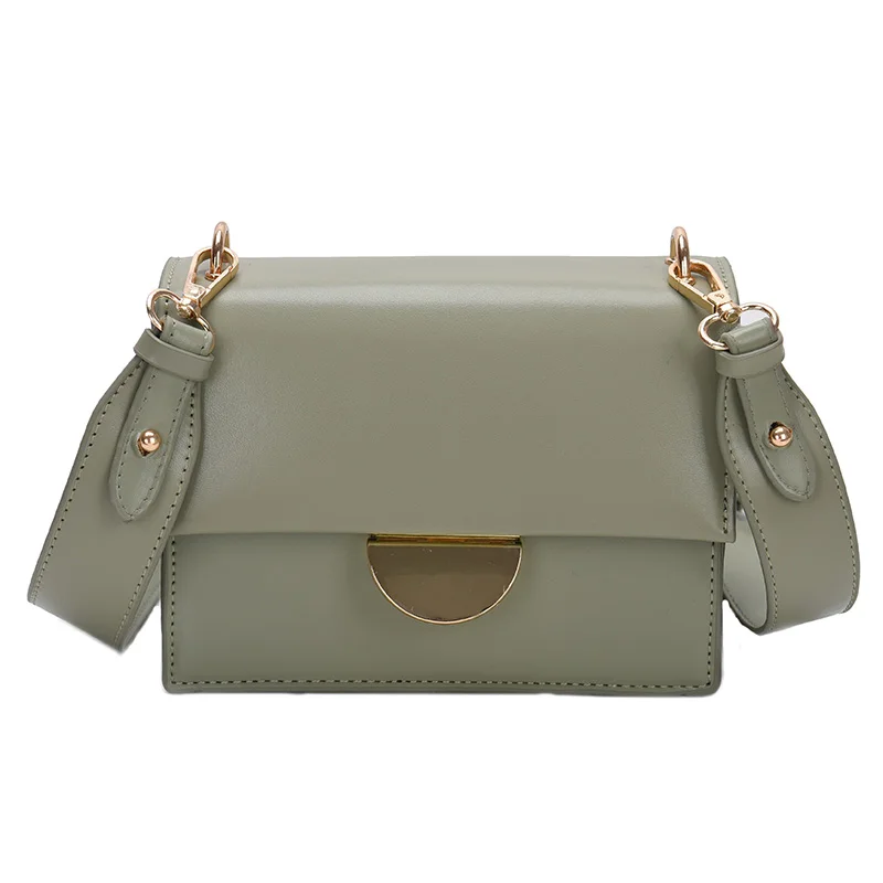 PU Leather Matcha green chain design Crossbody Bags Women Small Chain Handbag small bags Hand Bag Ladies Designer Evening | Багаж и сумки