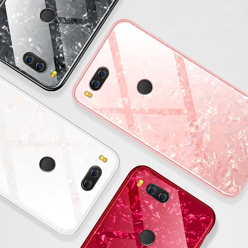 Корпус из закаленного Стекло чехол для Xiaomi mi 5x A1 6 x 2 Red 5 Plus Note 3 электро-покрытие TPU