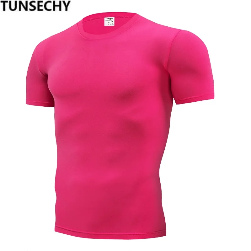 

2019 casual wear women's t shirt summer short sleeve plain color simple men's and women's casual sports t shirt summer o collar