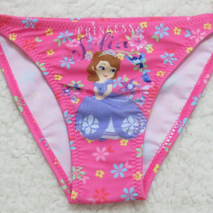 2019 высокое качество милый купальник-бикини с принтом для девочек купальный