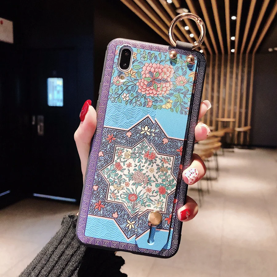 Чехол из ТПУ для Xiaomi Redmi Note 7 5 6 iPad pro 4 K20 pro mi 9 8 A1 A2 A3 lite 9T CC9 чехол наручный браслет с цветами держатель плечевой ремень