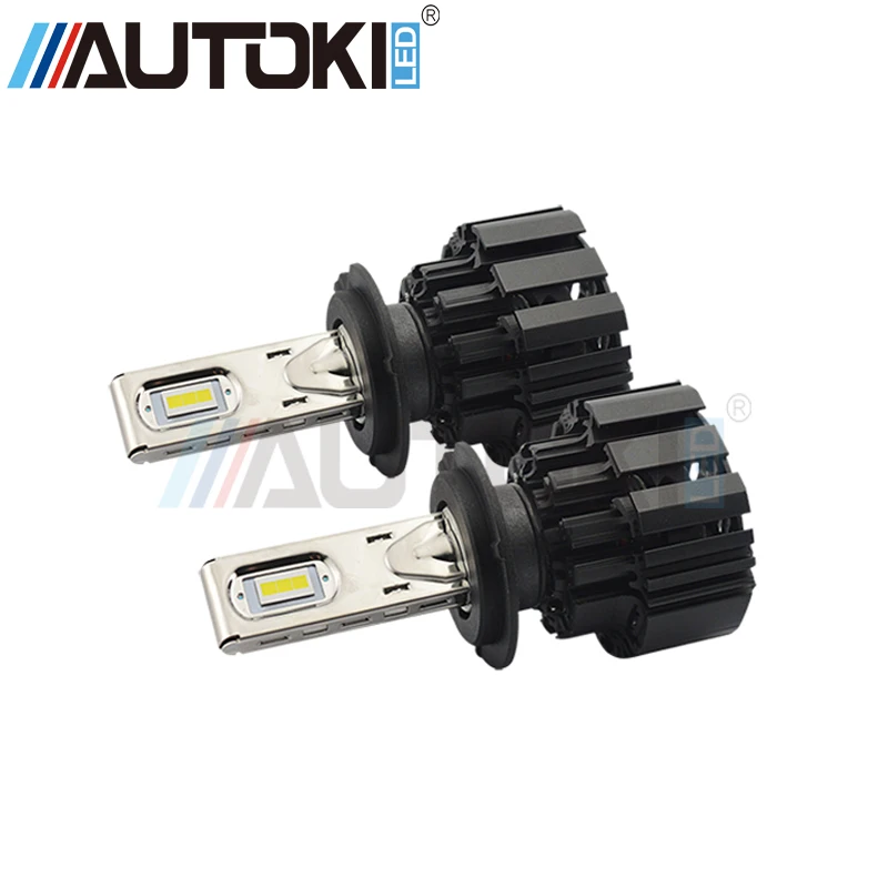 Автомобильные светодиодные фары Autoki H4 H7 H11 9006 9005 P9 100 Вт/комплект 13600LM дальнего