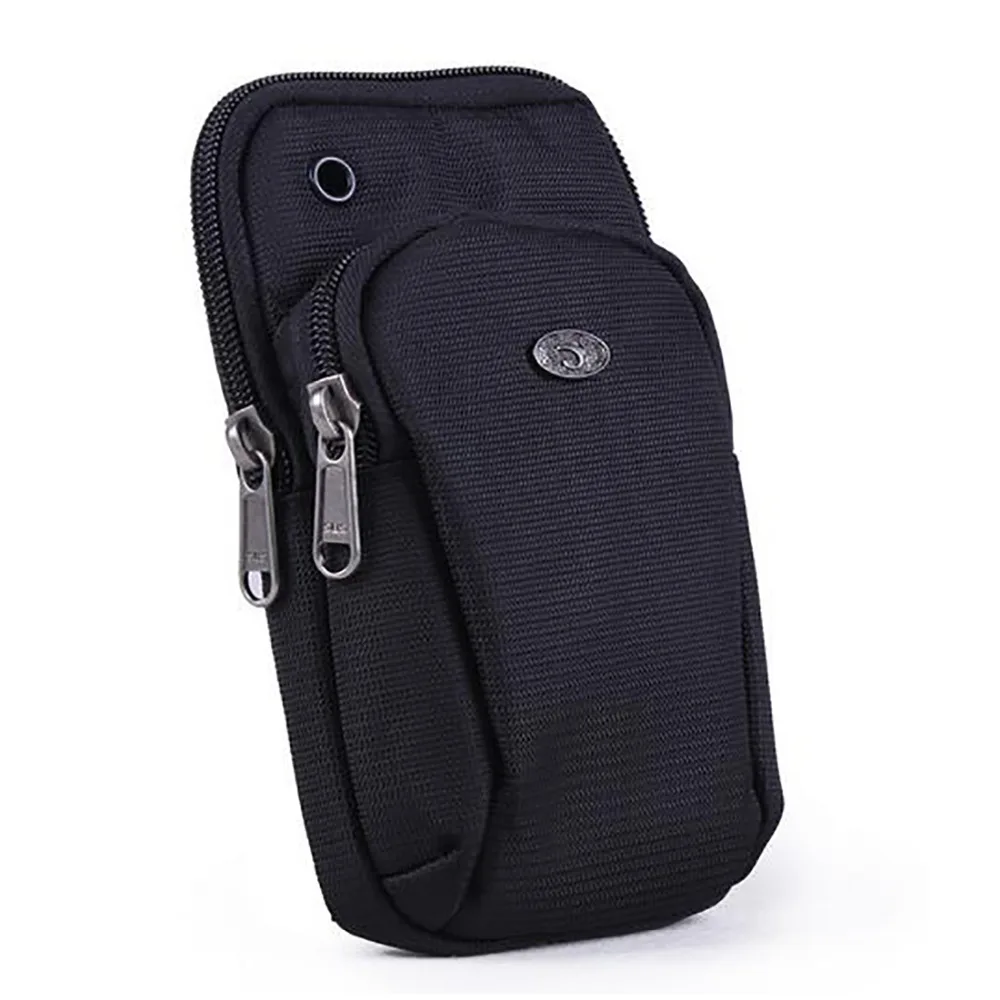 

Men Women Oxford Belt Hook Waist Pack Arm Band Bag Mobile Cell Phone Case Cover Waterproof Shoulder Messenger Crossbody Bags