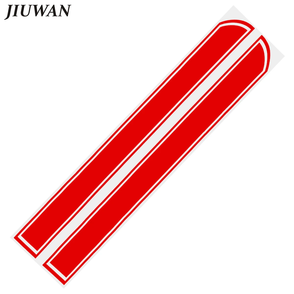 JIUWAN 130*25 см 1 пара автомобиля Стайлинг двигателя наклейка капота набор авто
