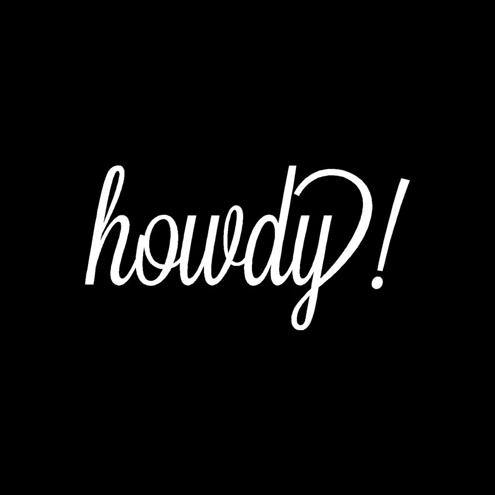 Алфавит Howdy декорированные буквы украшение дома наклейка на стену окно спальни