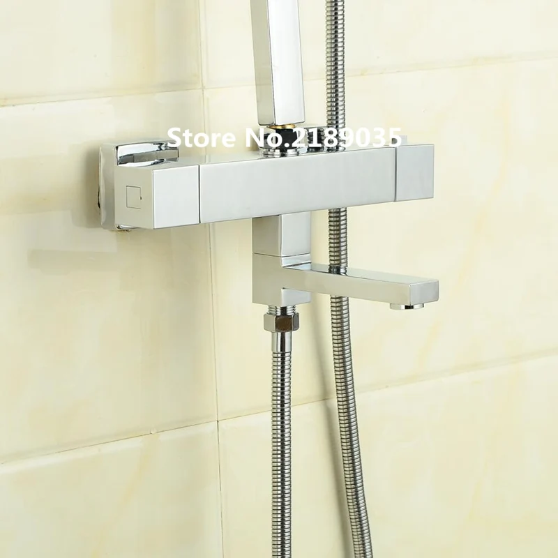 Термостатические Смесители для ванны настенный кран с контролем температуры